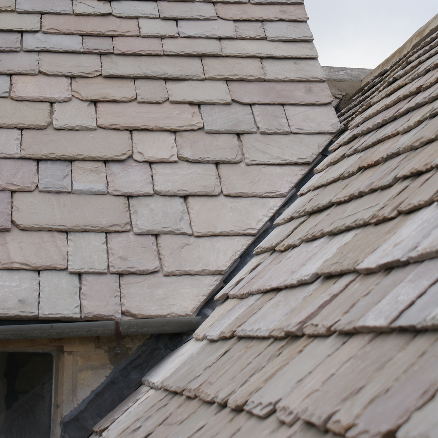 Cotswold Style Natural Stone Roof Slates (18mm) | Truestone | Truestone Cotswold Style Natural Stone Roof Slates (18mm) in a standard shade