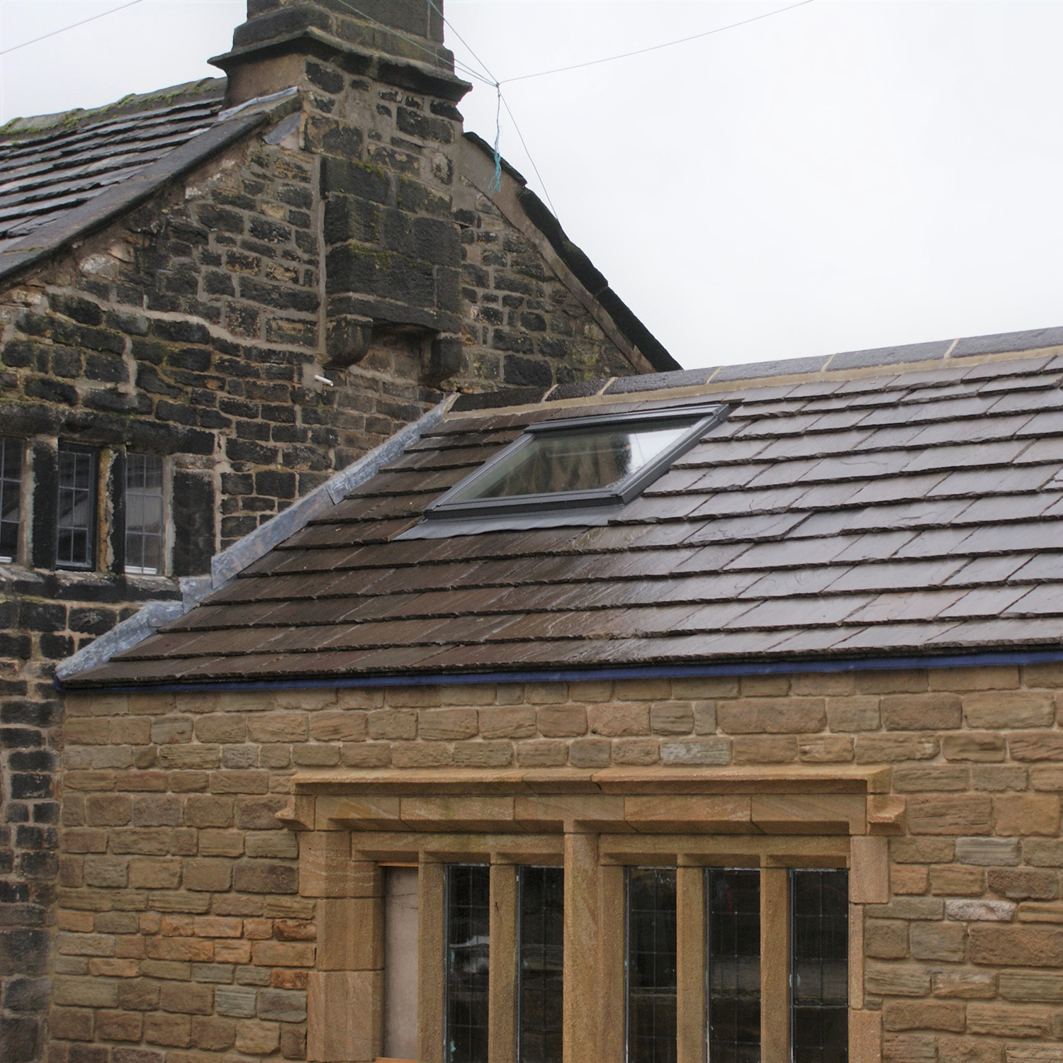 Natural weathered reproduction stone ridge tiles