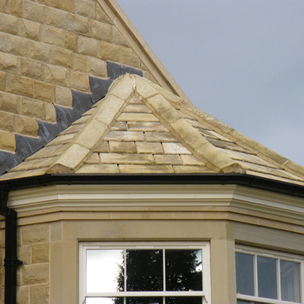 Country weathered reproduction stone ridge tiles